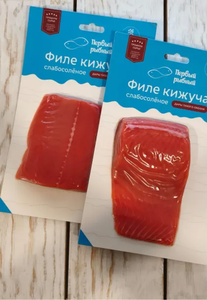 Филе Кижуча слабосоленое в СКИН-уп